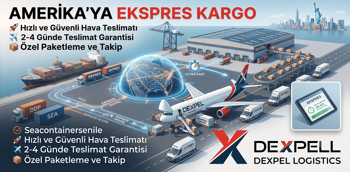 Amerika'ya ekspres kargo