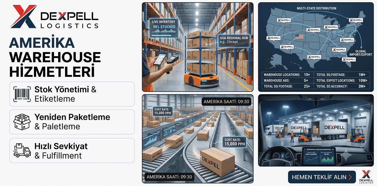 Amerika warehouse hizmeti