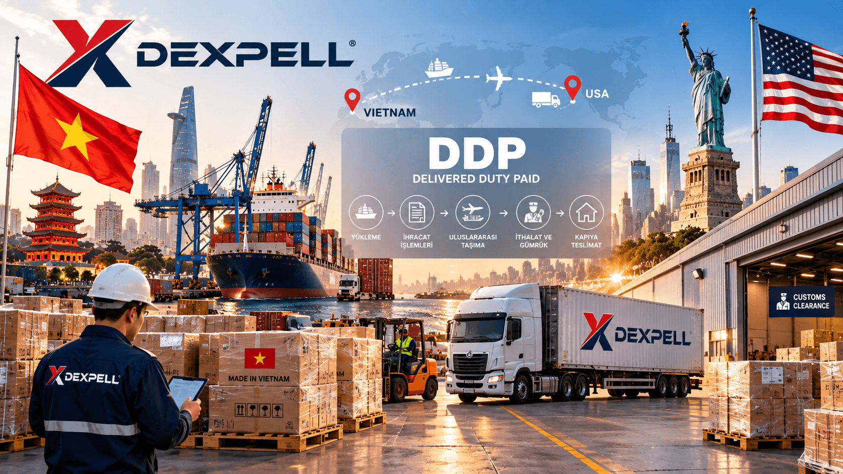 Vietnam DDP taşıma